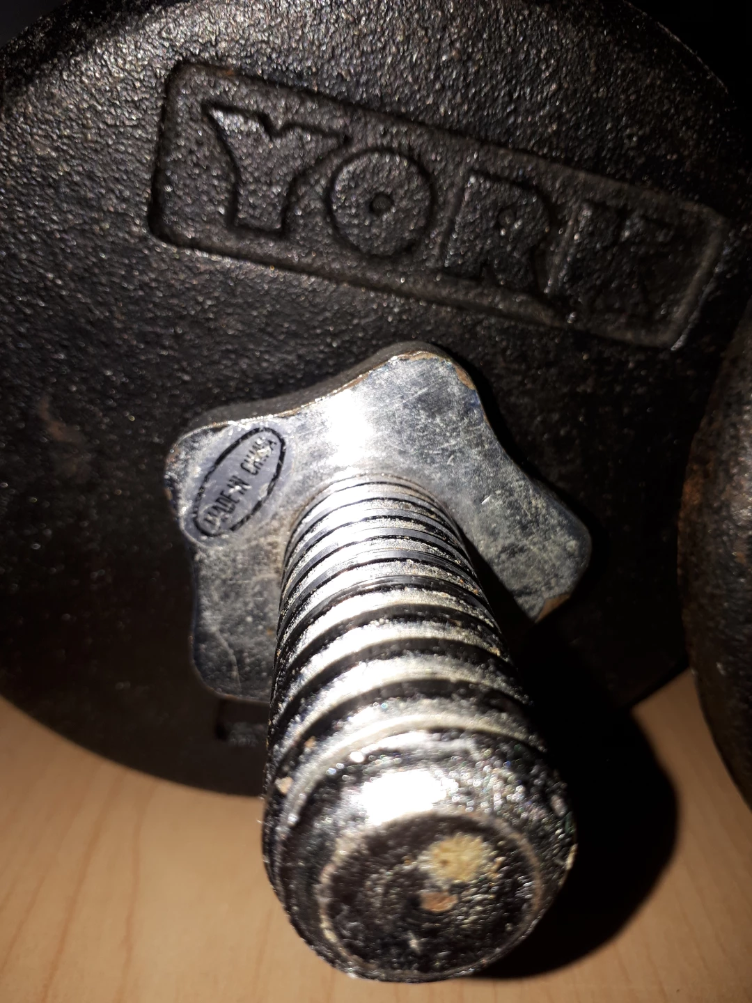 York 10lb Cast Iron Dumbbell Set - photo 2