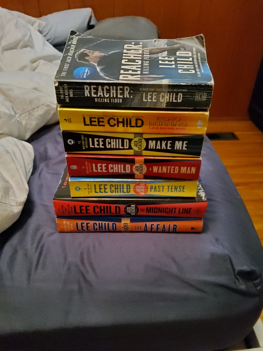 Set of 7 Lee Child Jack Reacher Novels