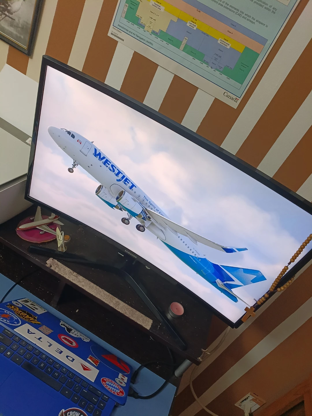 Samsung curved monitor  27"