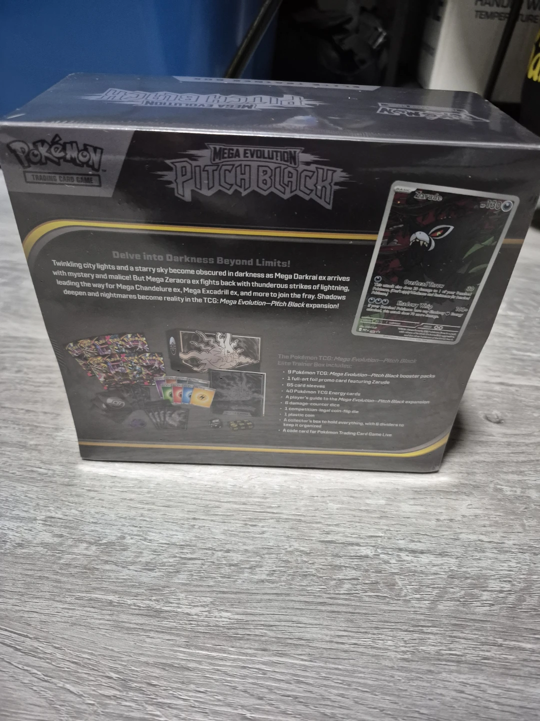 Pokemon TCG Mega Evolution Pitch Black Elite Trainer Box - photo 2
