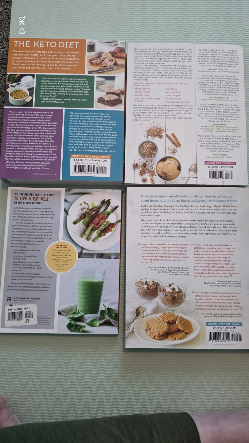 Set of 4 Ketogenic Cookbooks & Basics of Keto - photo 2