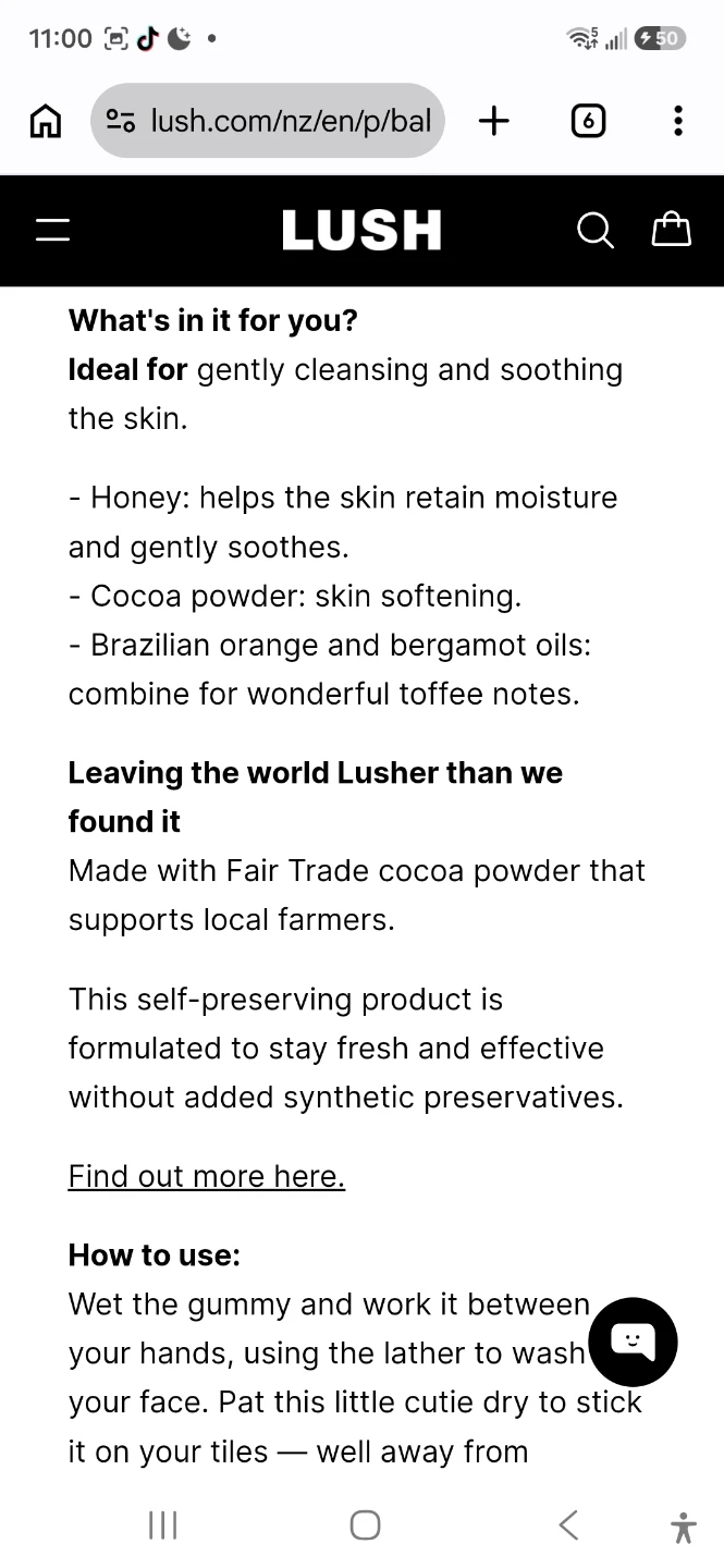 Lush Baby Bear Facial Gummy Wash - photo 3