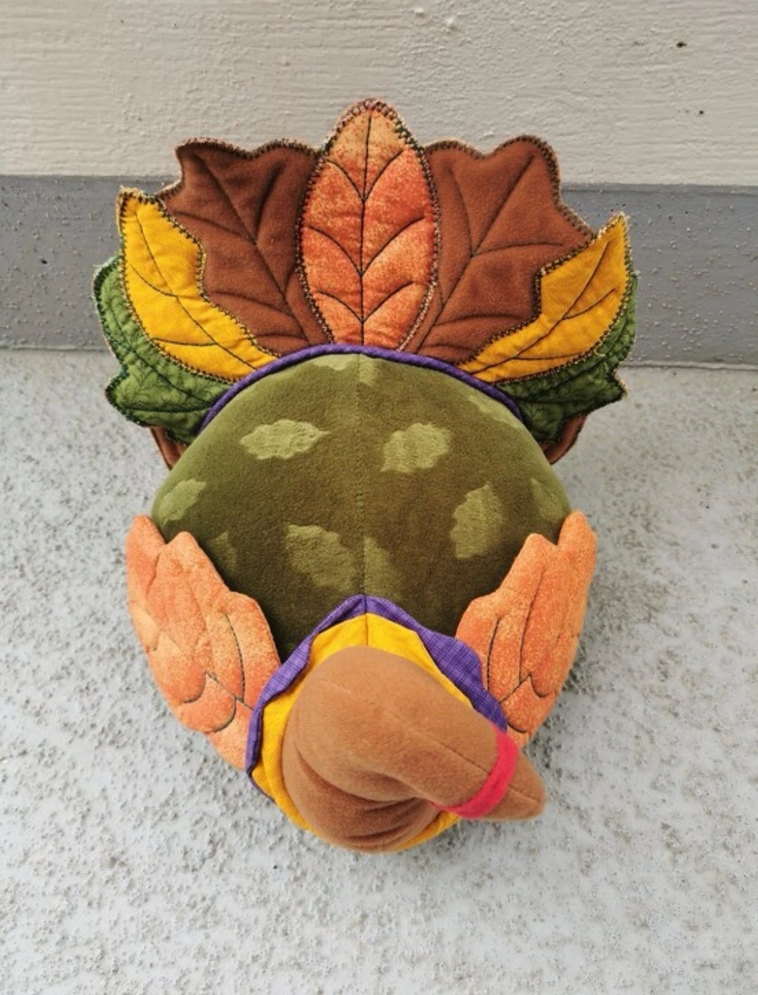 Vintage Hallmark "Winslow" Turkey Centerpiece Plush Decoration - photo 5