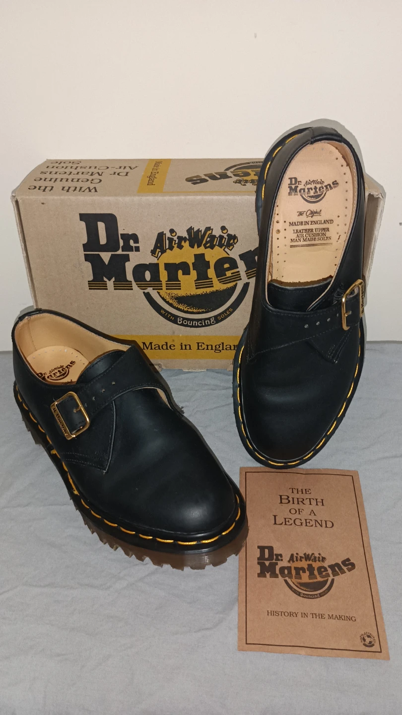$65 Dr Martens Black Size 4 Women's 6, AirWair Metal Buckle