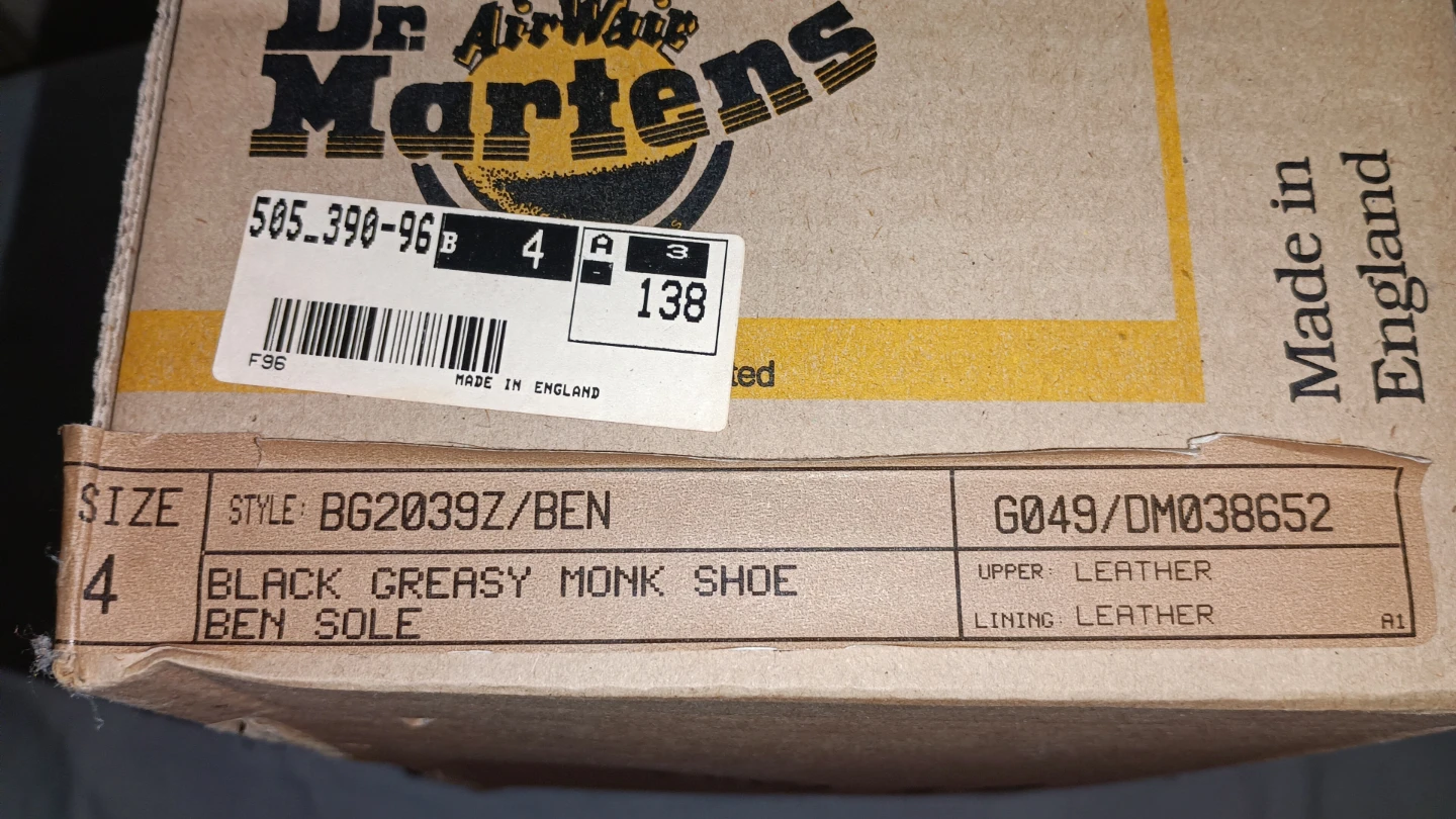 $65 Dr Martens Black Size 4 Women's 6, AirWair Metal Buckle - photo 5