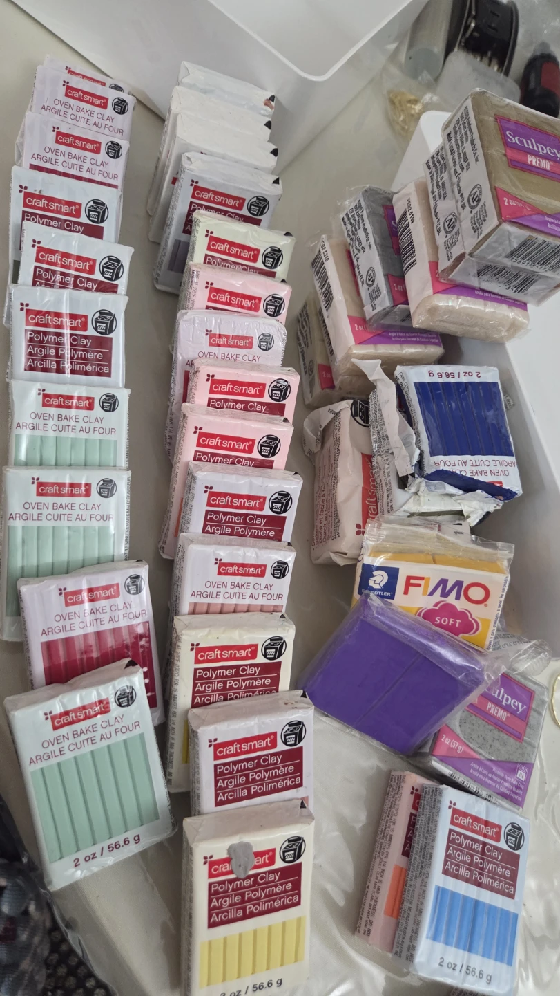 HUGE Polymer Clay & Earring Making Supplies Lot - photo 2