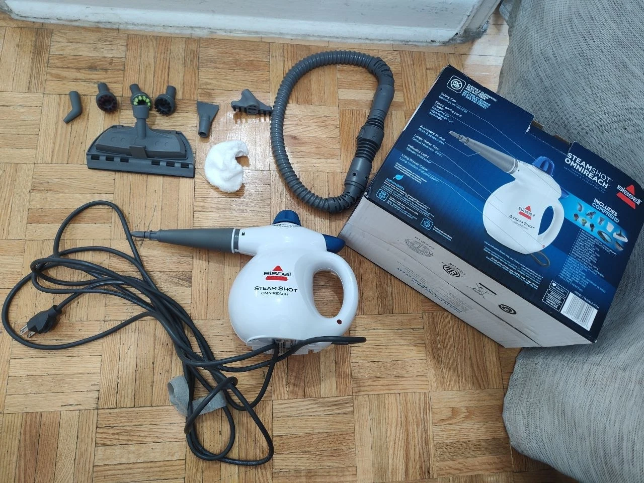 BISSELL Steam Shot OmniReach Handheld Steam Cleaner & Sanitizer - photo 4