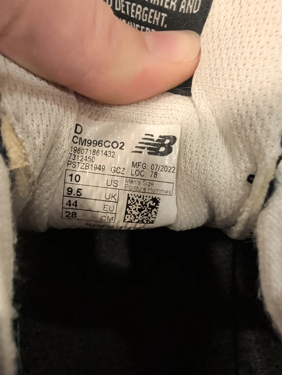 New Balance Men's Sneakers Black Size 10 - photo 3