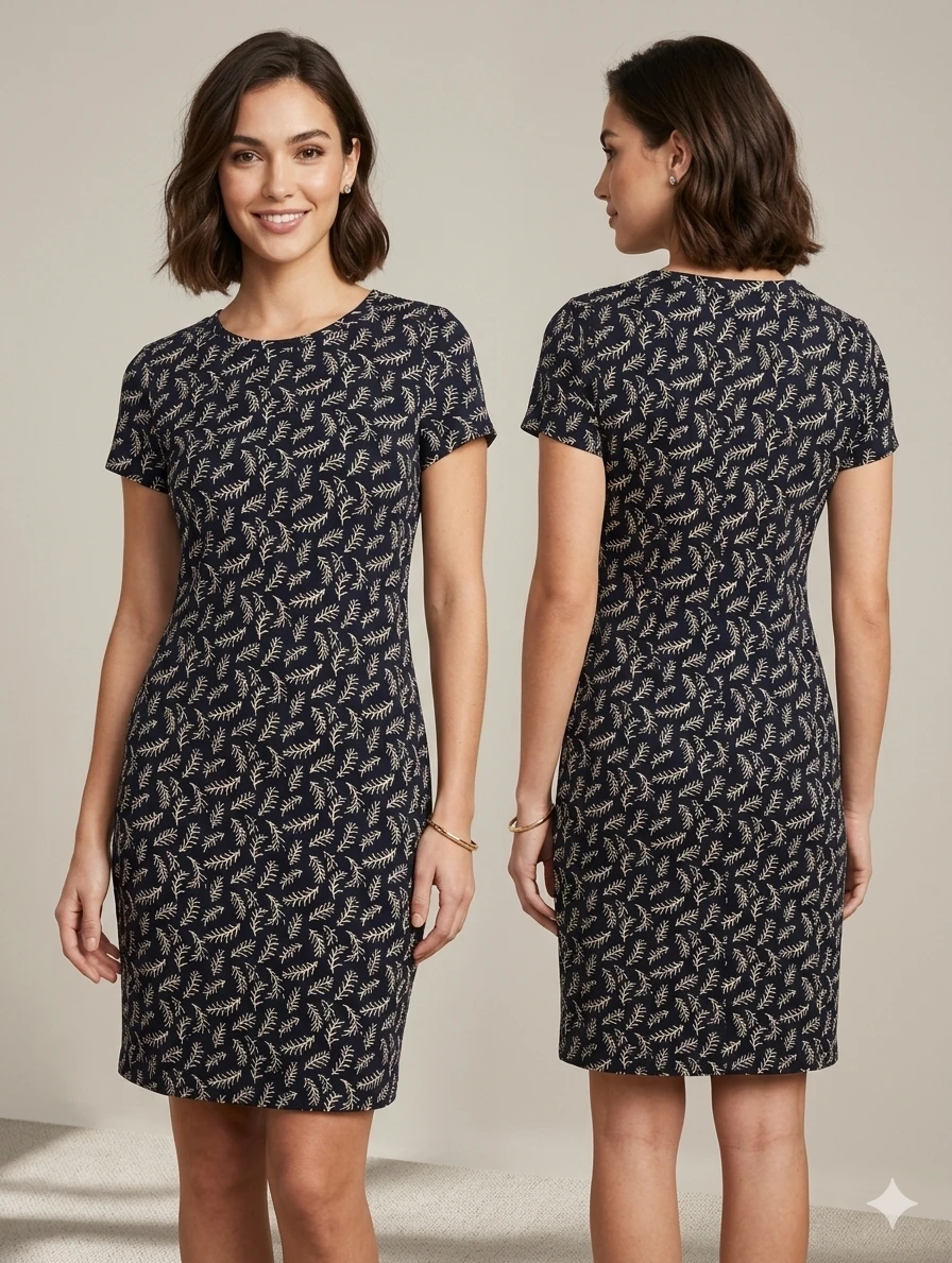 Old Navy Leaf Print Dress