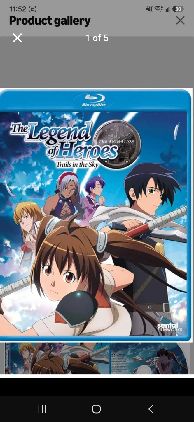 The Legend of Heroes: Trails in the Sky The Animation Blu-ray