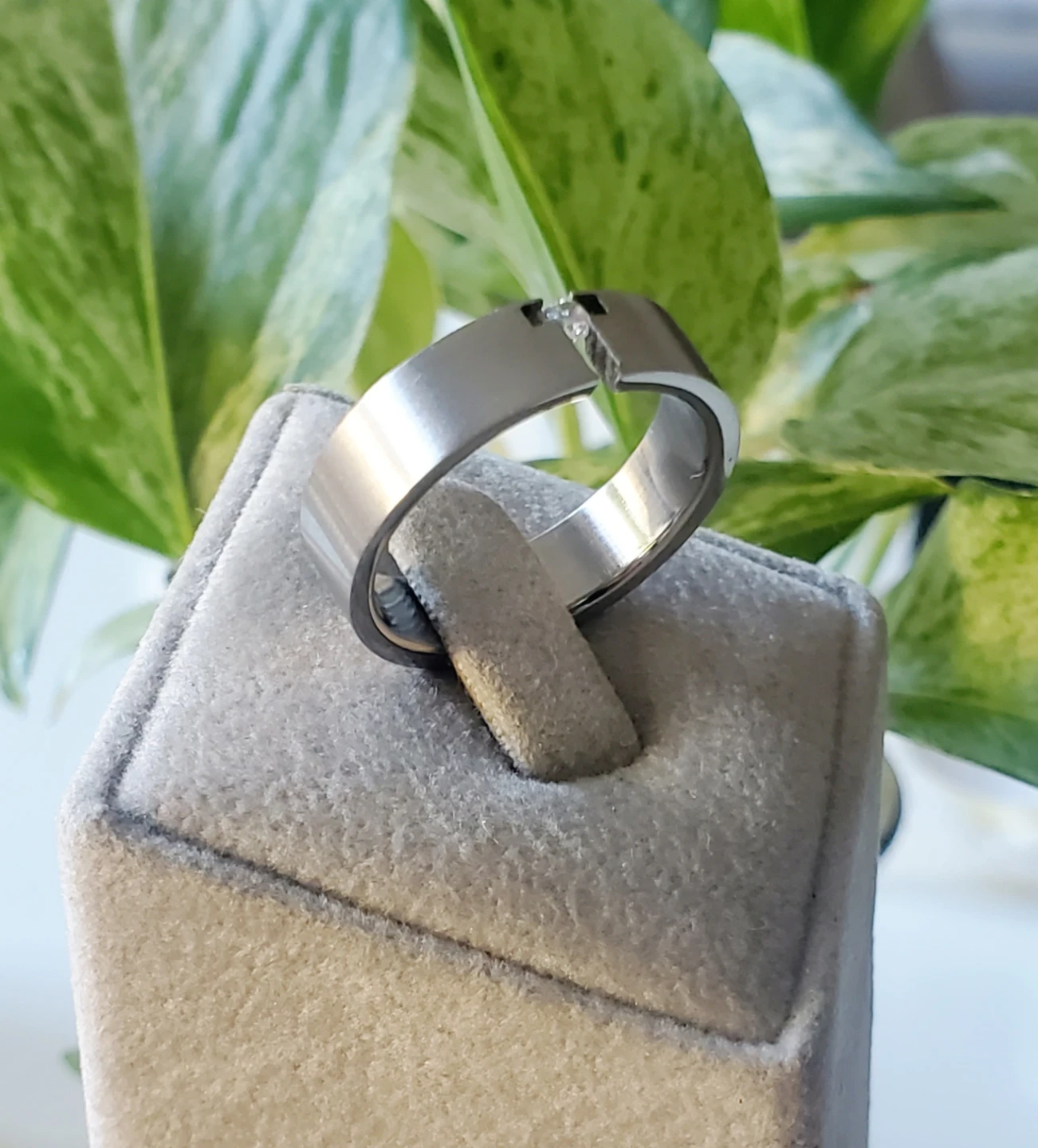 Store Closed. New with tag Steel Ring.  Detail below