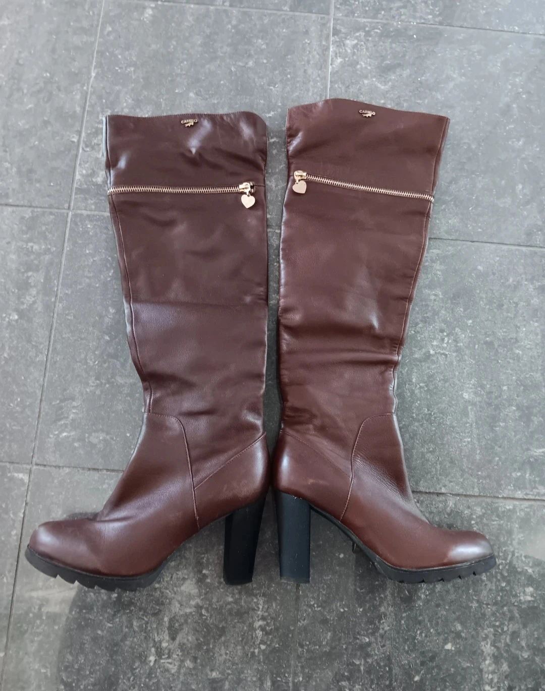 Camilo Brown Leather Boots