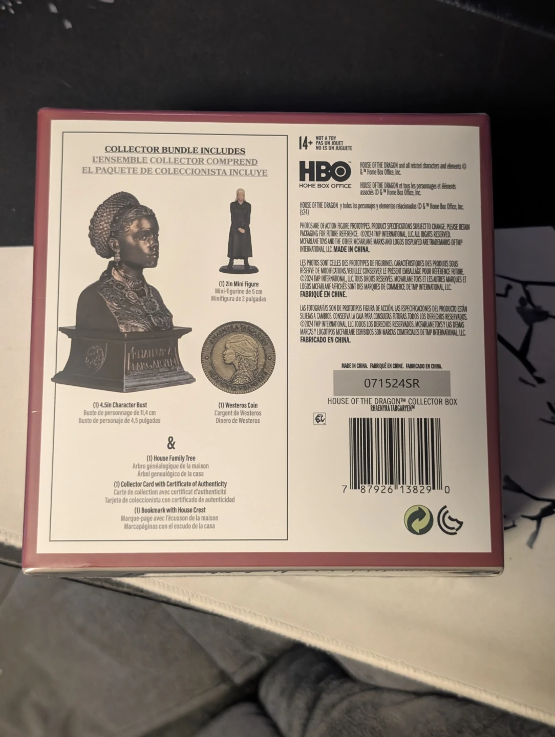 House of the Dragon Rhaenyra Targaryen Collector Box | $45 OBO - photo 3