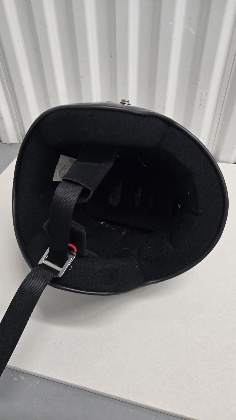 HJC Open Face Motorcycle Helmet Black - photo 4