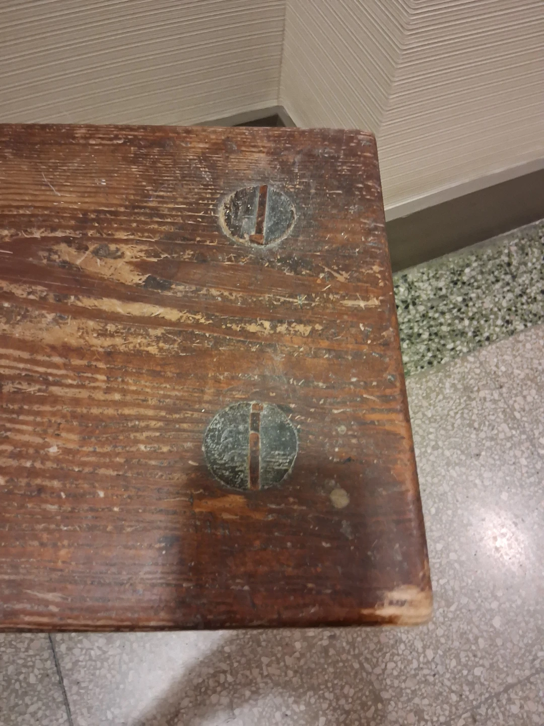 Rustic Small Wooden Stool - photo 5
