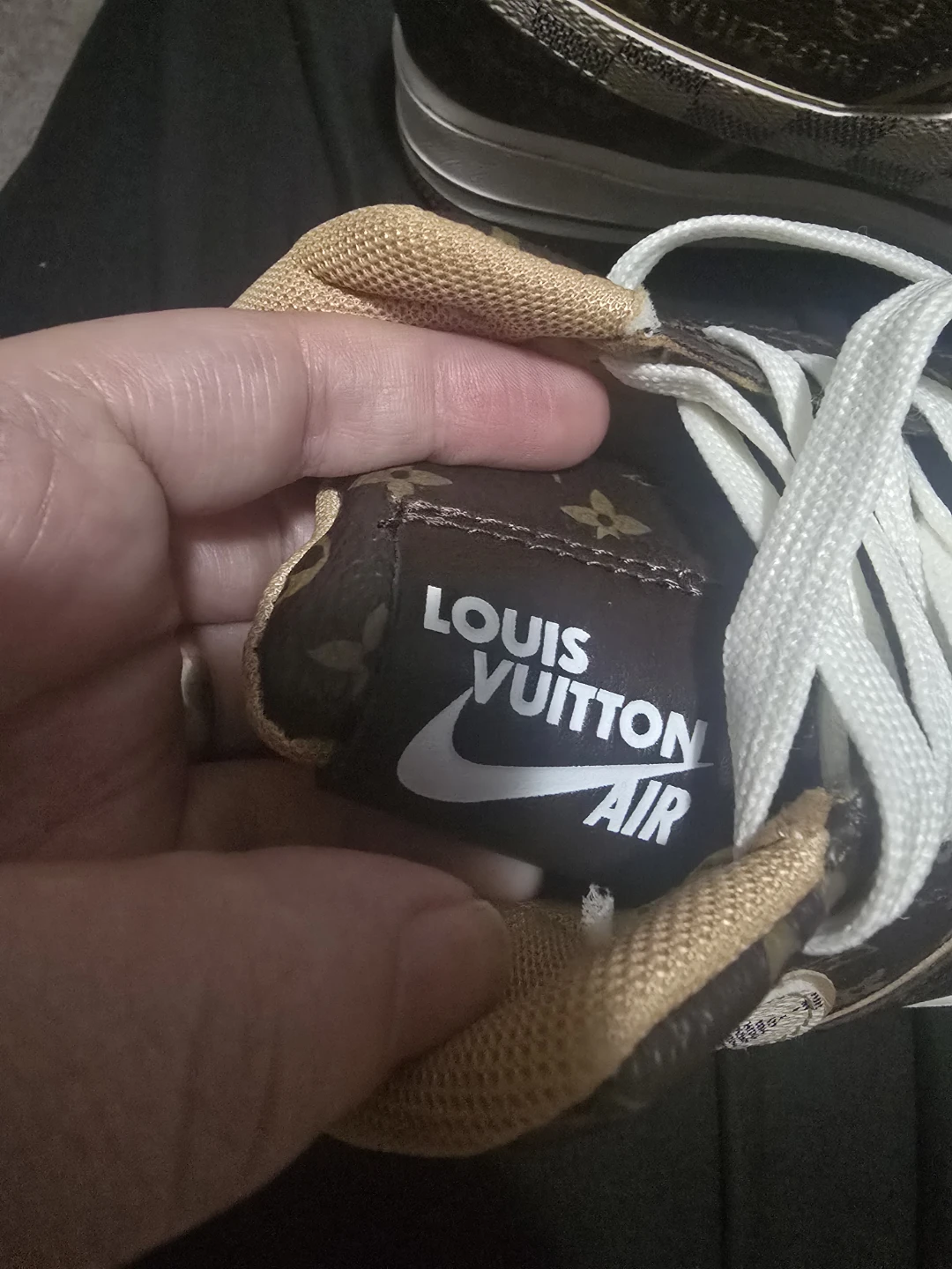 LV Nike Air Force 1 Sneakers - size 9 - photo 4