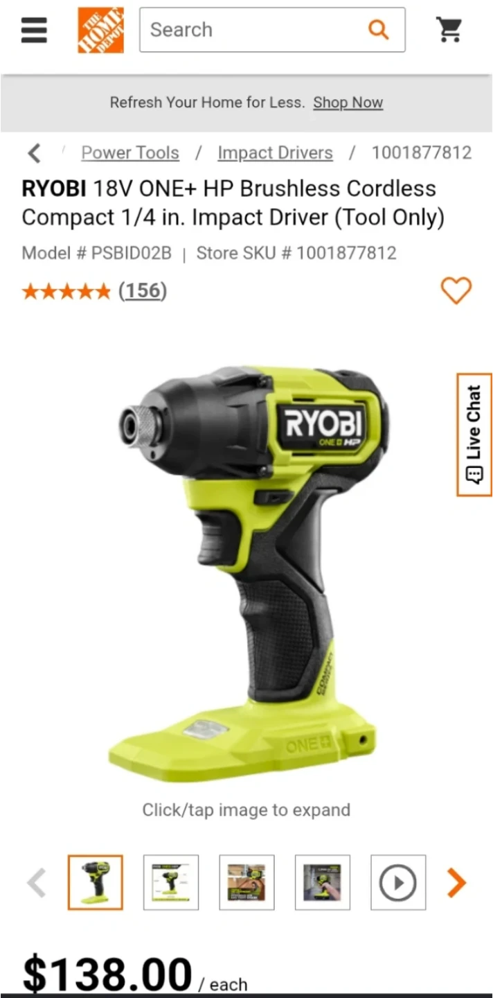 Ryobi Impact Driver - photo 3