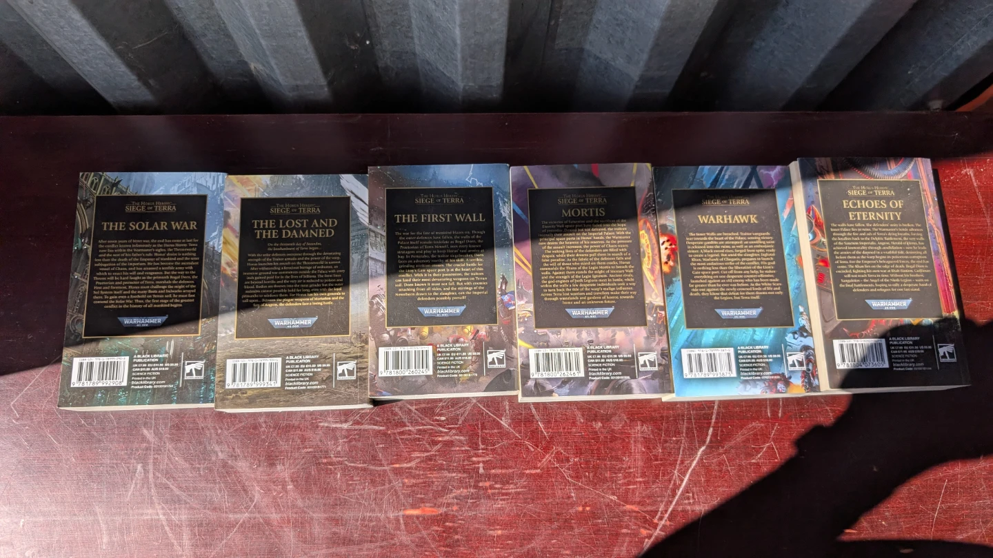 6 The Horus Heresy: Siege of Terra Books - photo 3