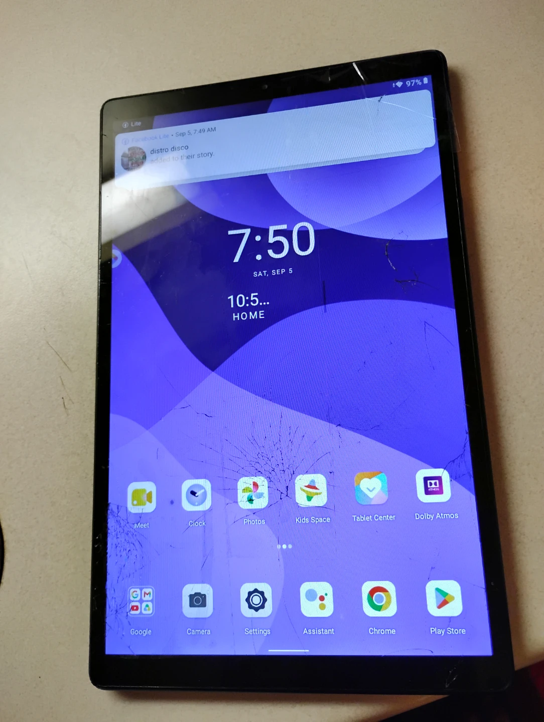 Lenovo Tablet. Screen cracked - photo 2