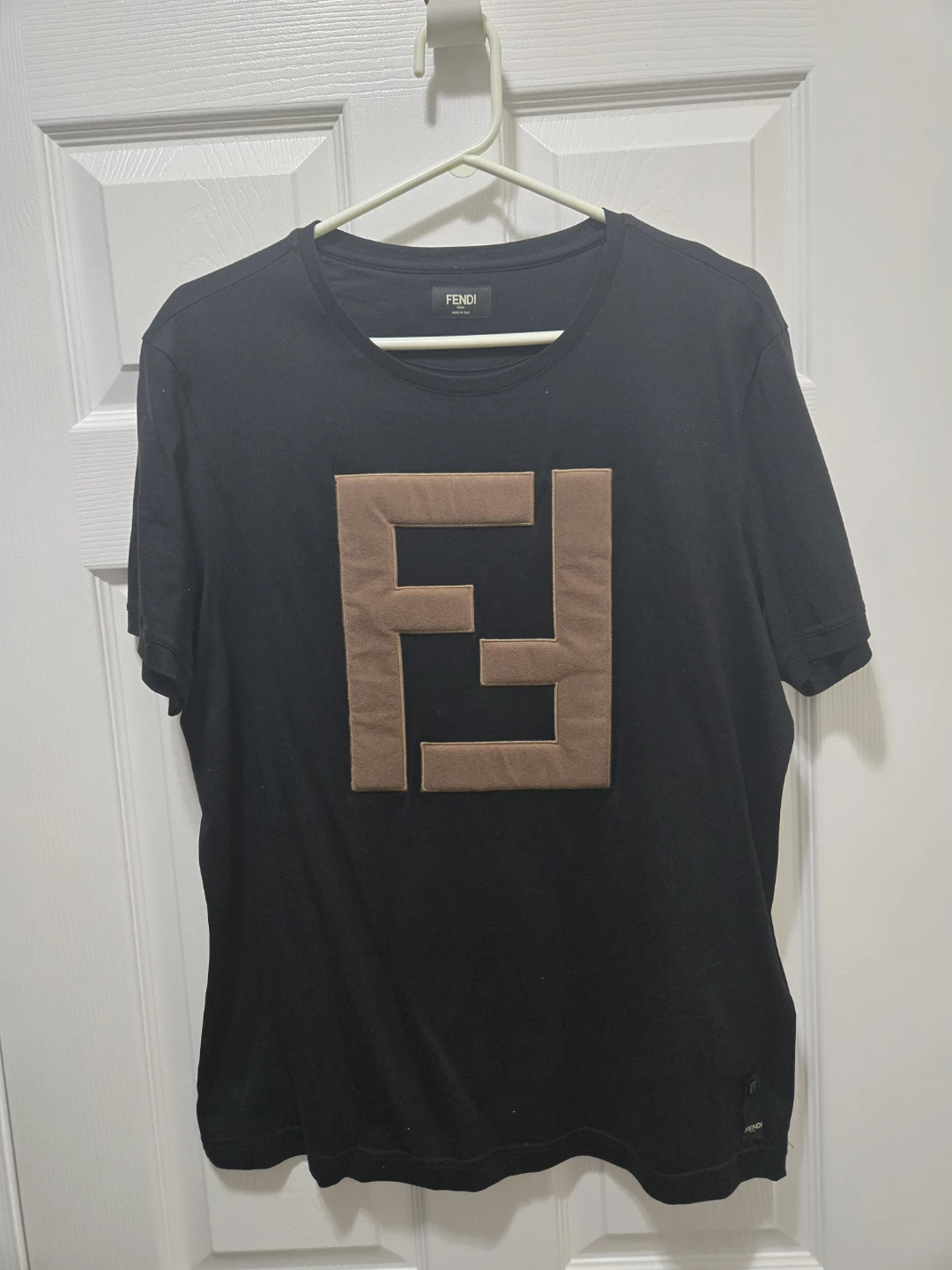 Fendi FF Logo T-Shirt Black