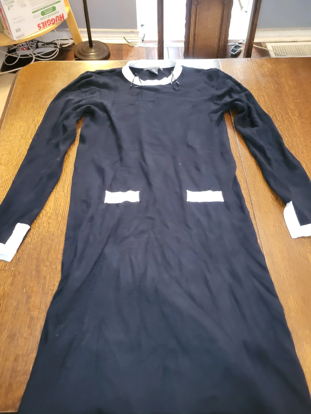 Suzy Shier black and white dress