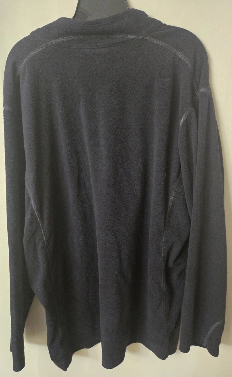 Men's Columbia Fleece. X-LARGE, XL black 1/4 zip. EUC. - photo 2