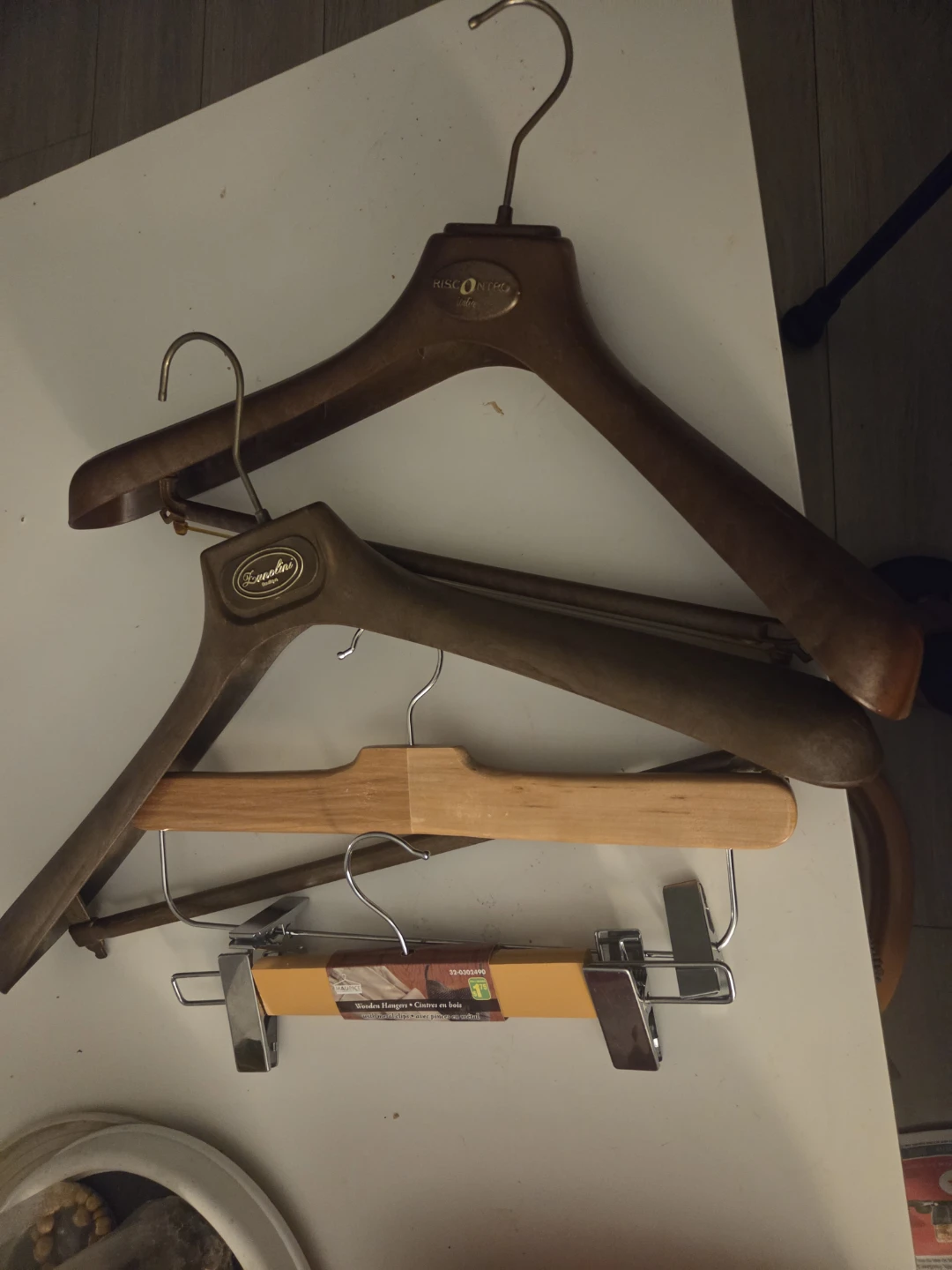 Assorted Wooden Clothing Hangers - photo 2