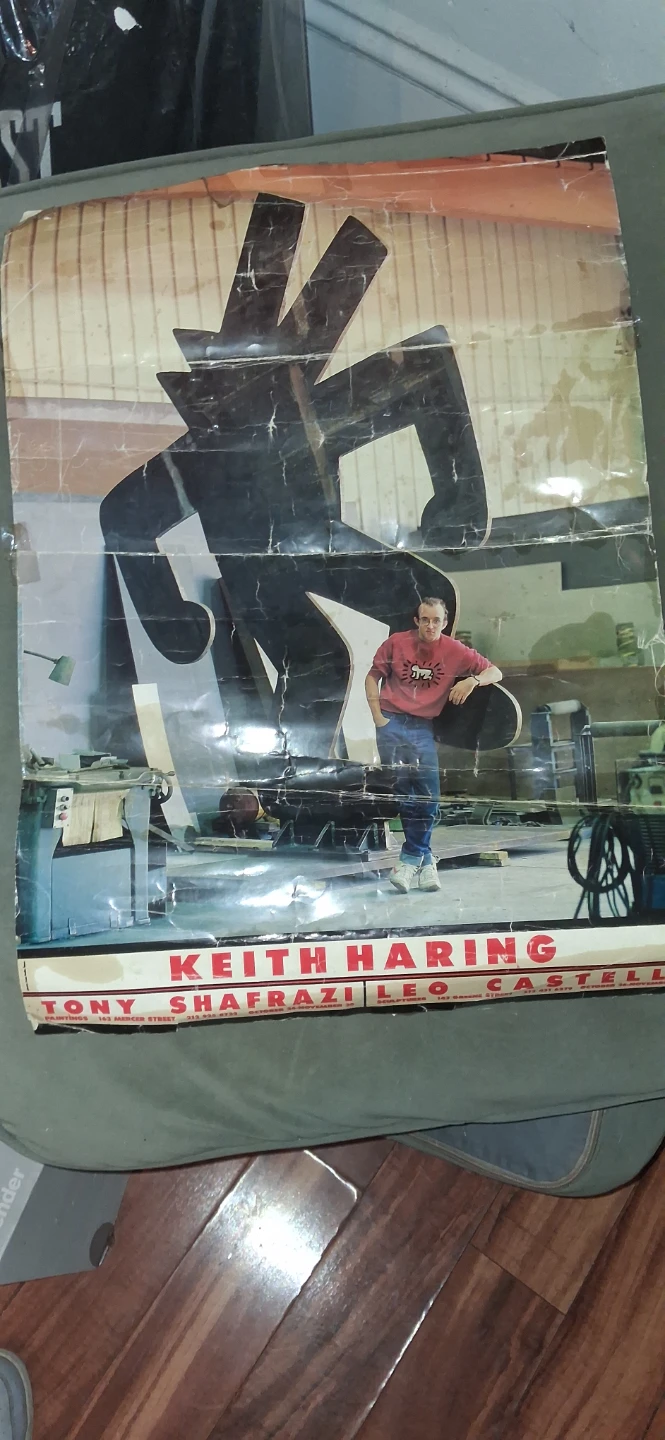 Vintage Keith Haring Exhibition Poster - photo 4
