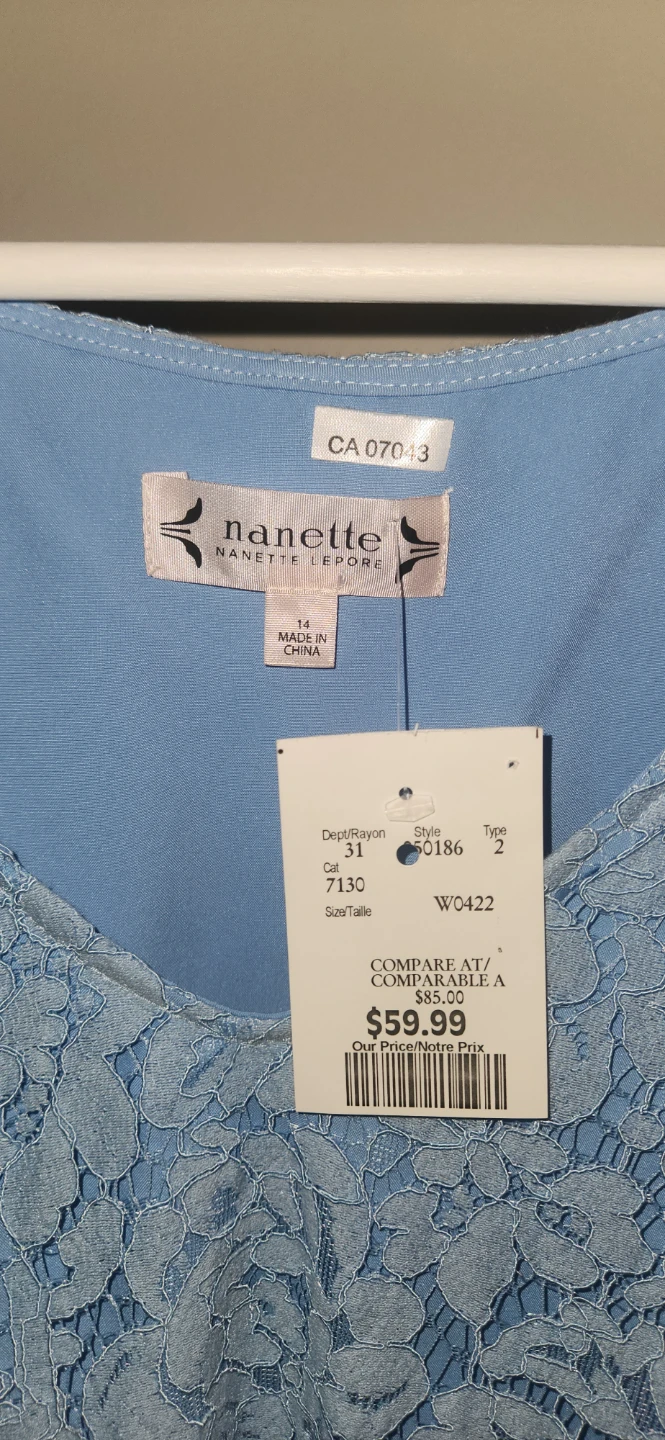 Nanette Lepore Cornflower Blue Lace Dress - photo 4