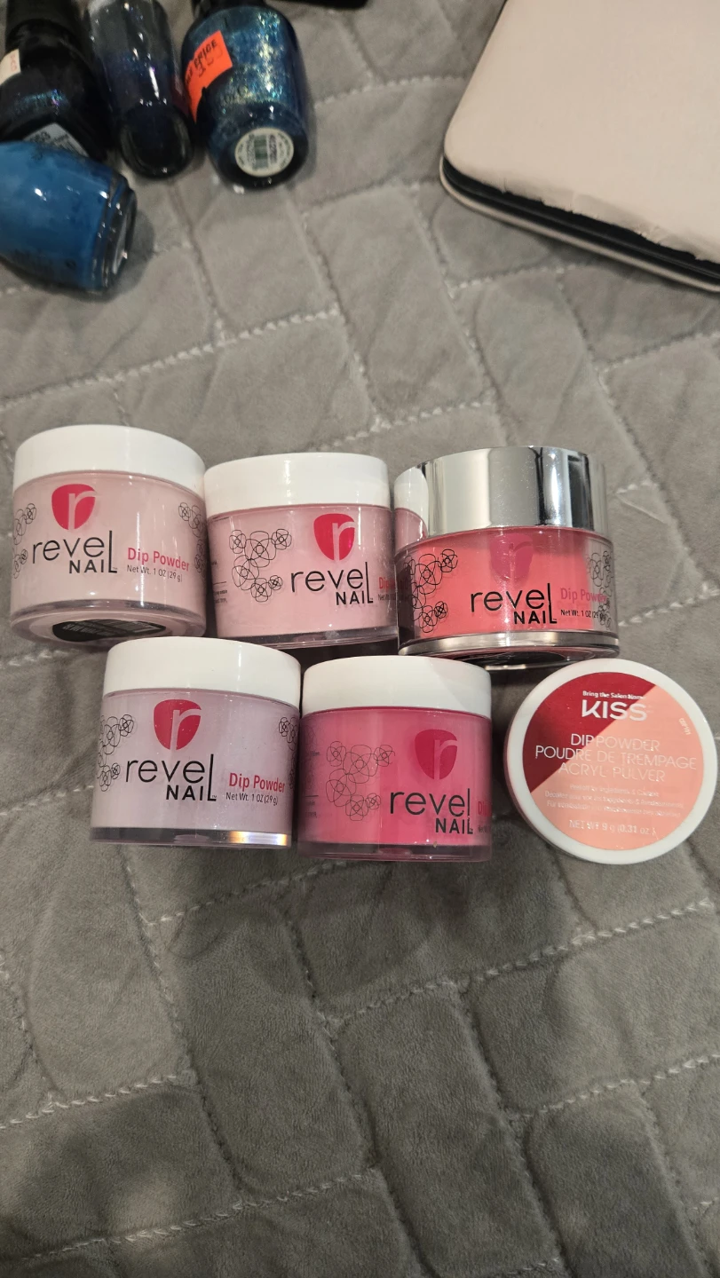 Revel Nail and Kiss Dip Powders