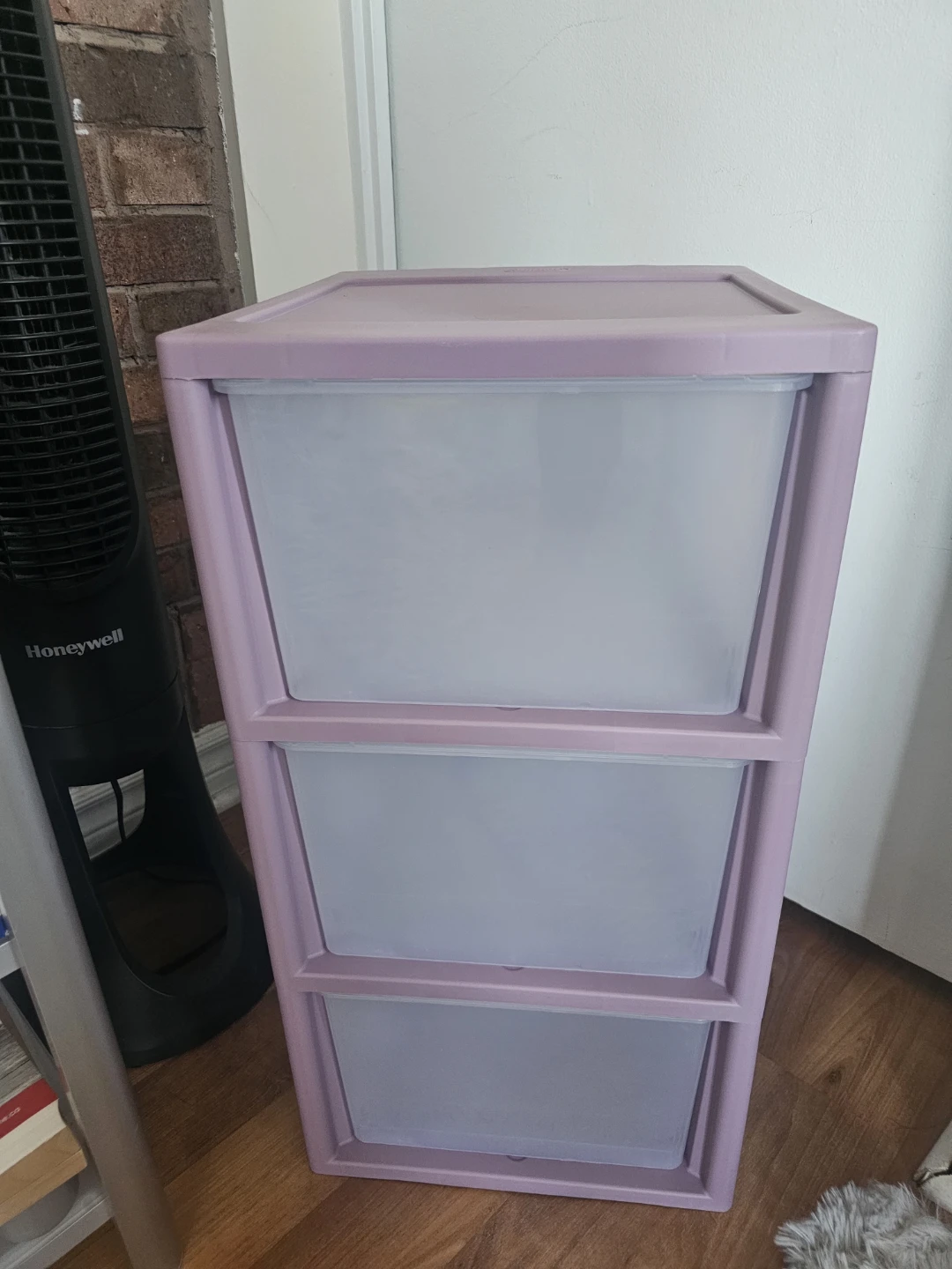 Sterilite 3-Drawer Wheeled Storage Cart, Light Purple 🏈 - photo 3