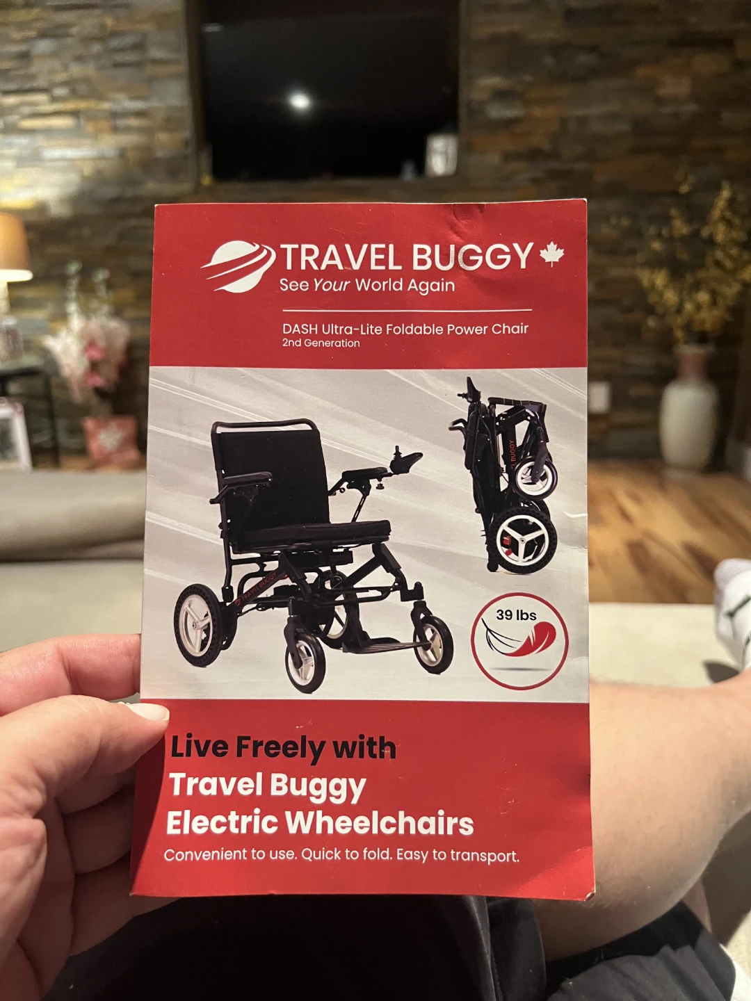 Travel buddy power wheelchair