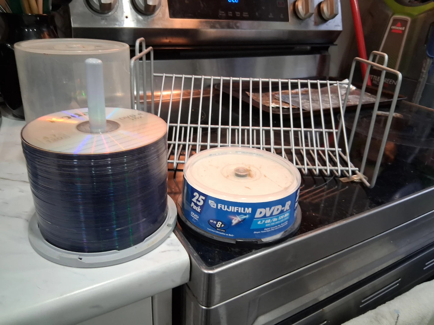 Fujifilm DVD-R 25 Pack  & 50ish Kodak DVD-R 16x