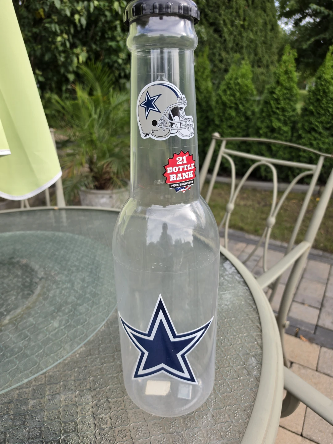 Dallas Cowboys 21 inch Bottle Bank
