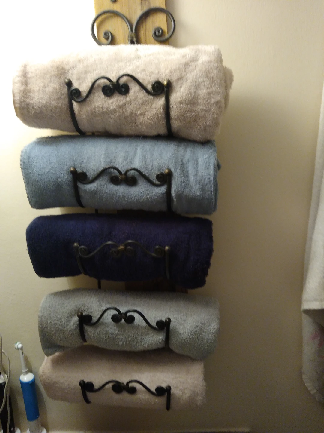 Handmade One of a kind towel rack