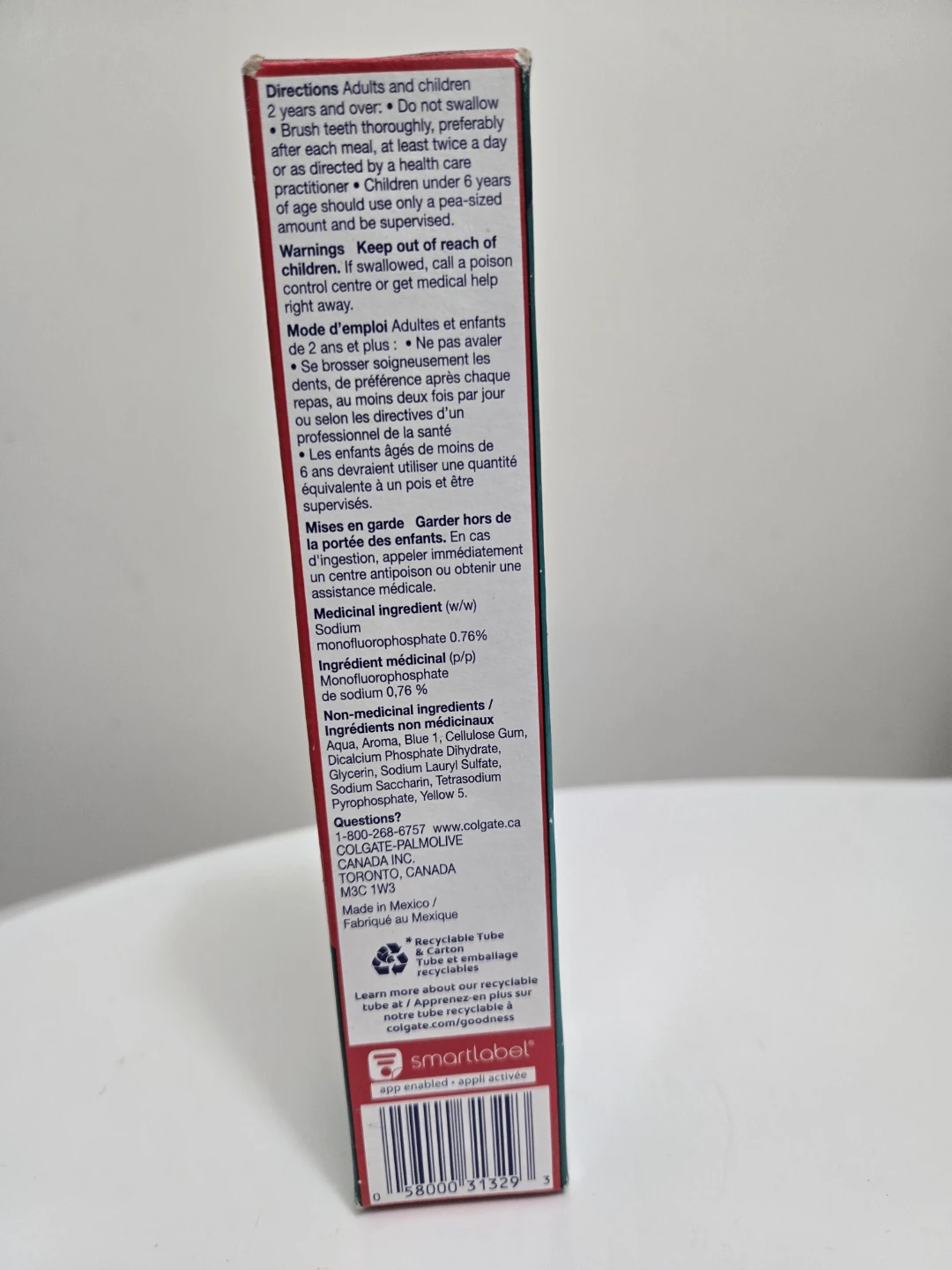 Colgate Cavity Protection Winterfresh Fluoride Toothpaste 95 mL - photo 2