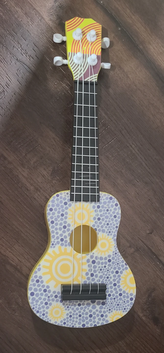 Sun pattern soprano ukulele