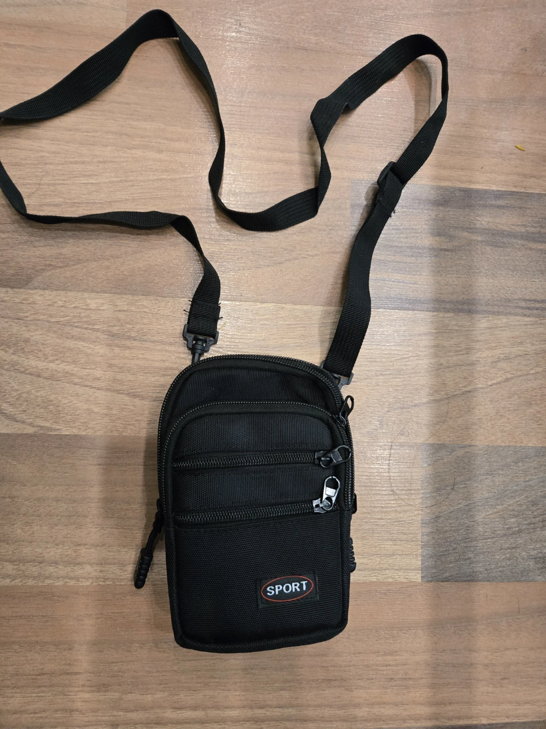 Black Sport Crossbody Bag