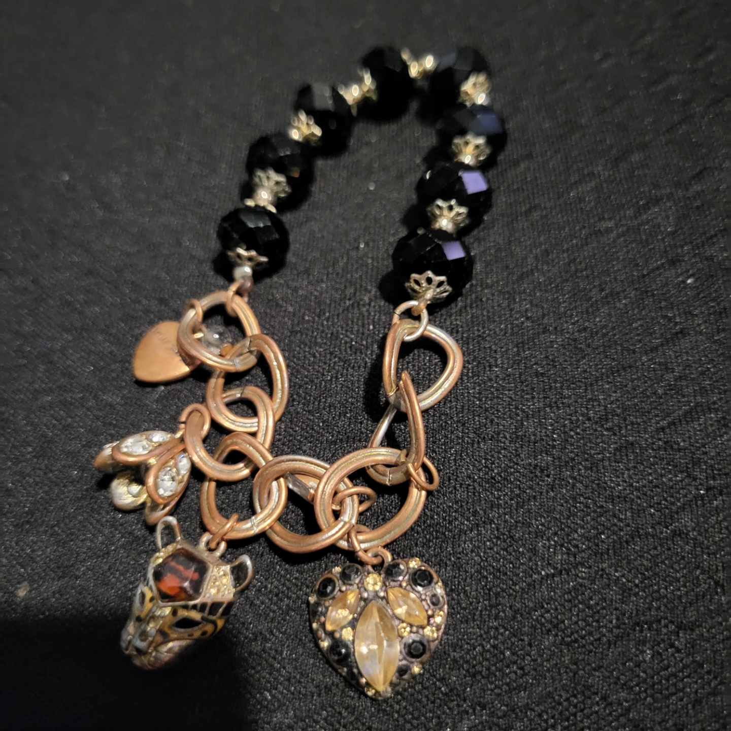 Betsey Johnson charm bracelet