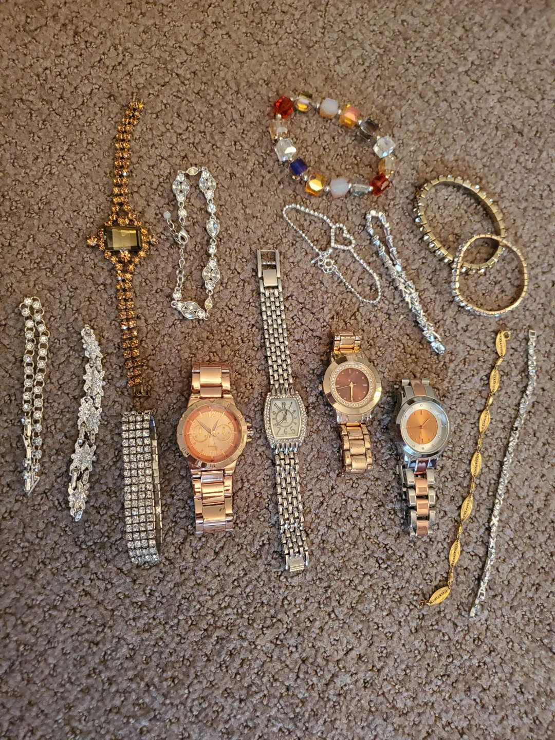 Assorted Fashion Watches and Bracelets Collection