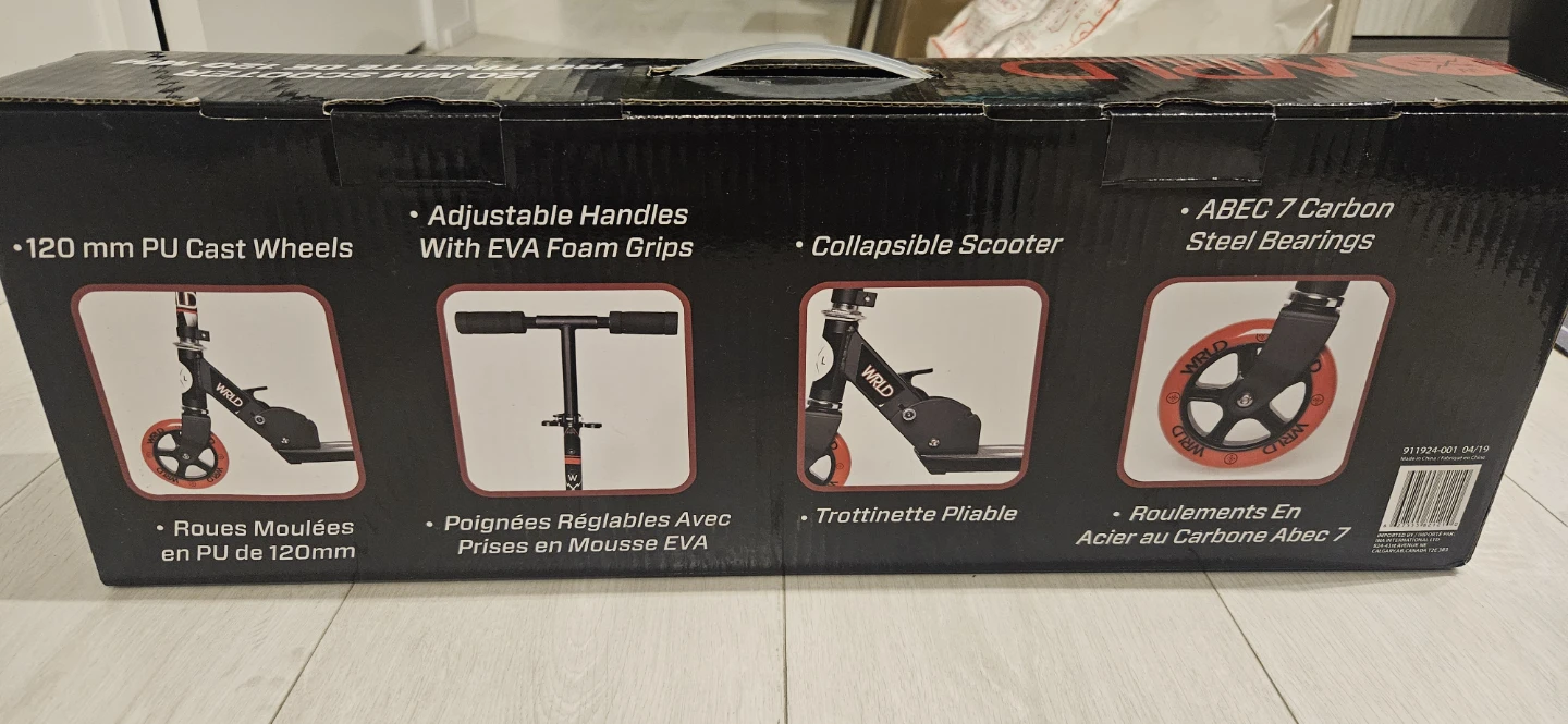 WRLD 120 mm Collapsible Scooter - photo 3