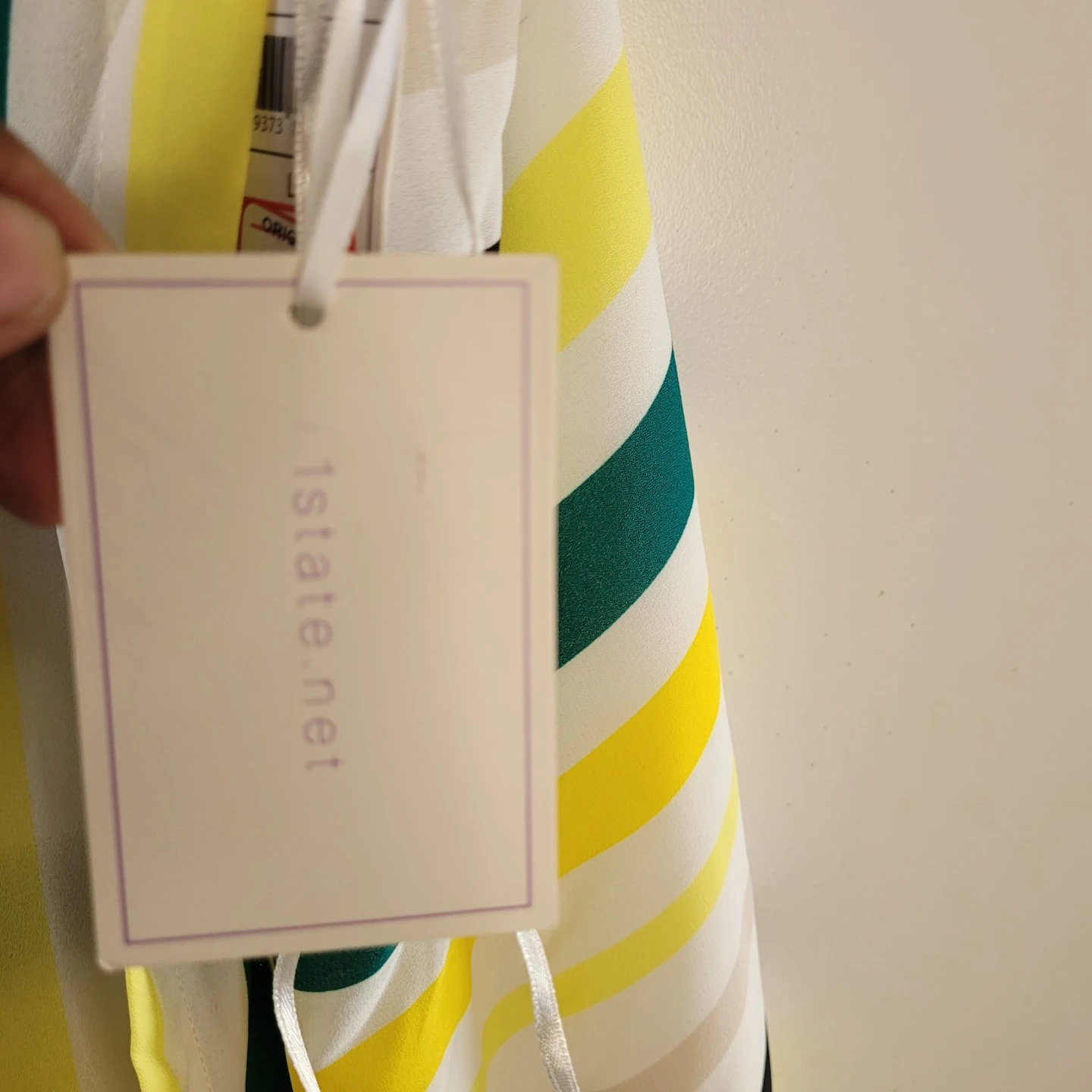 1.STATE Striped Dress, Large - photo 5