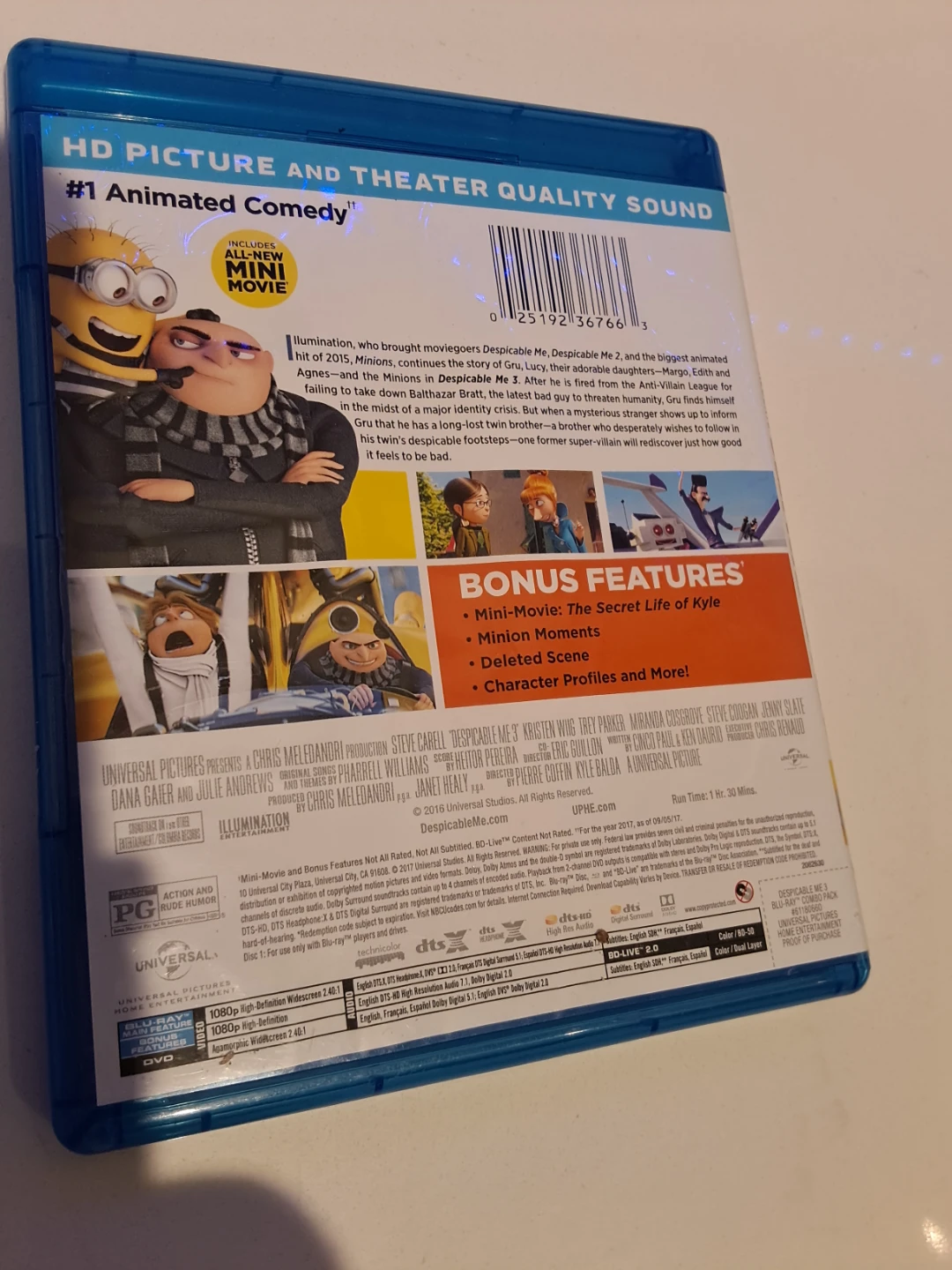 Despicable Me 3 Special Edition Blu-ray - photo 2