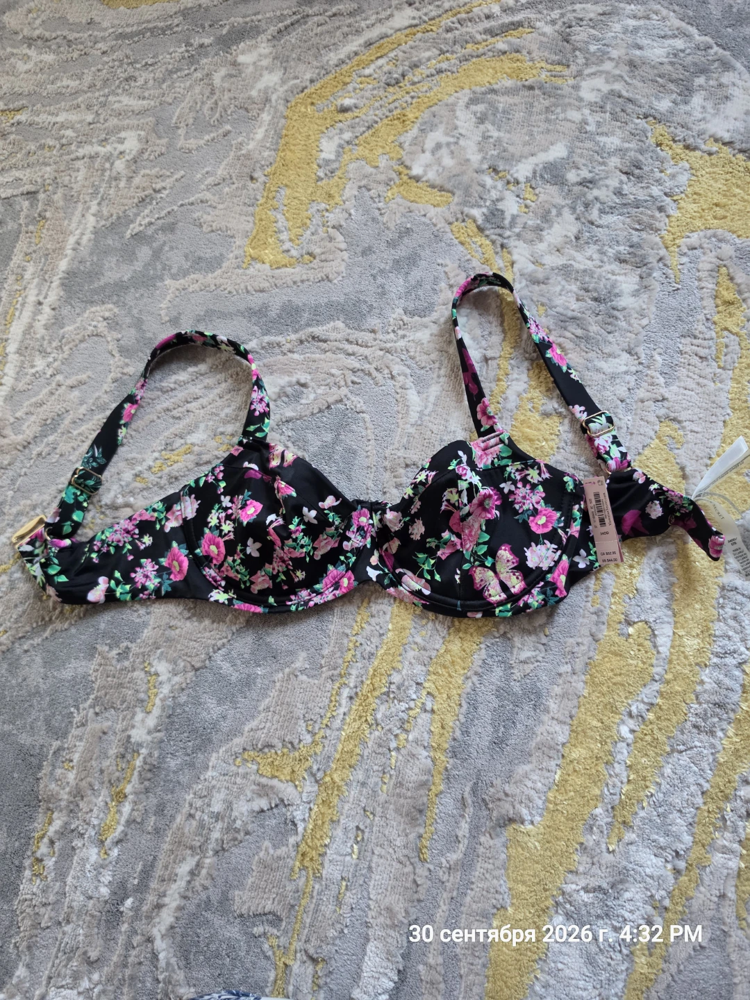 Victoria's Secret Swim Floral Bikini Top
