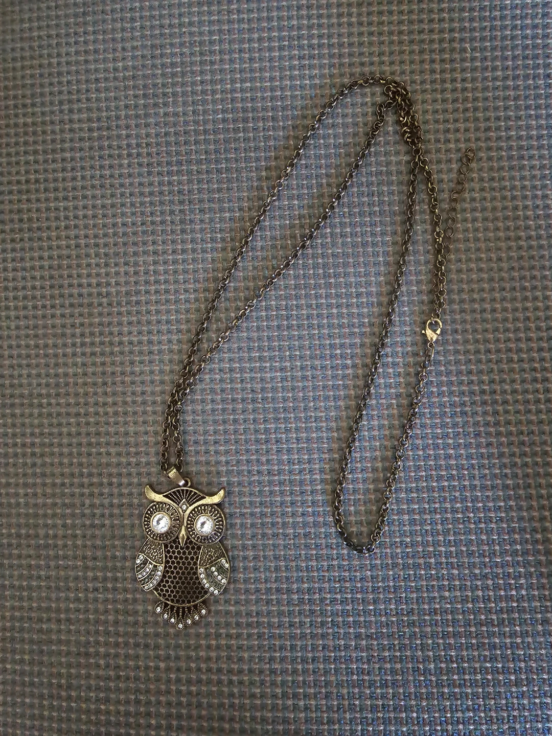 Vintage- Owl Pendant Necklace