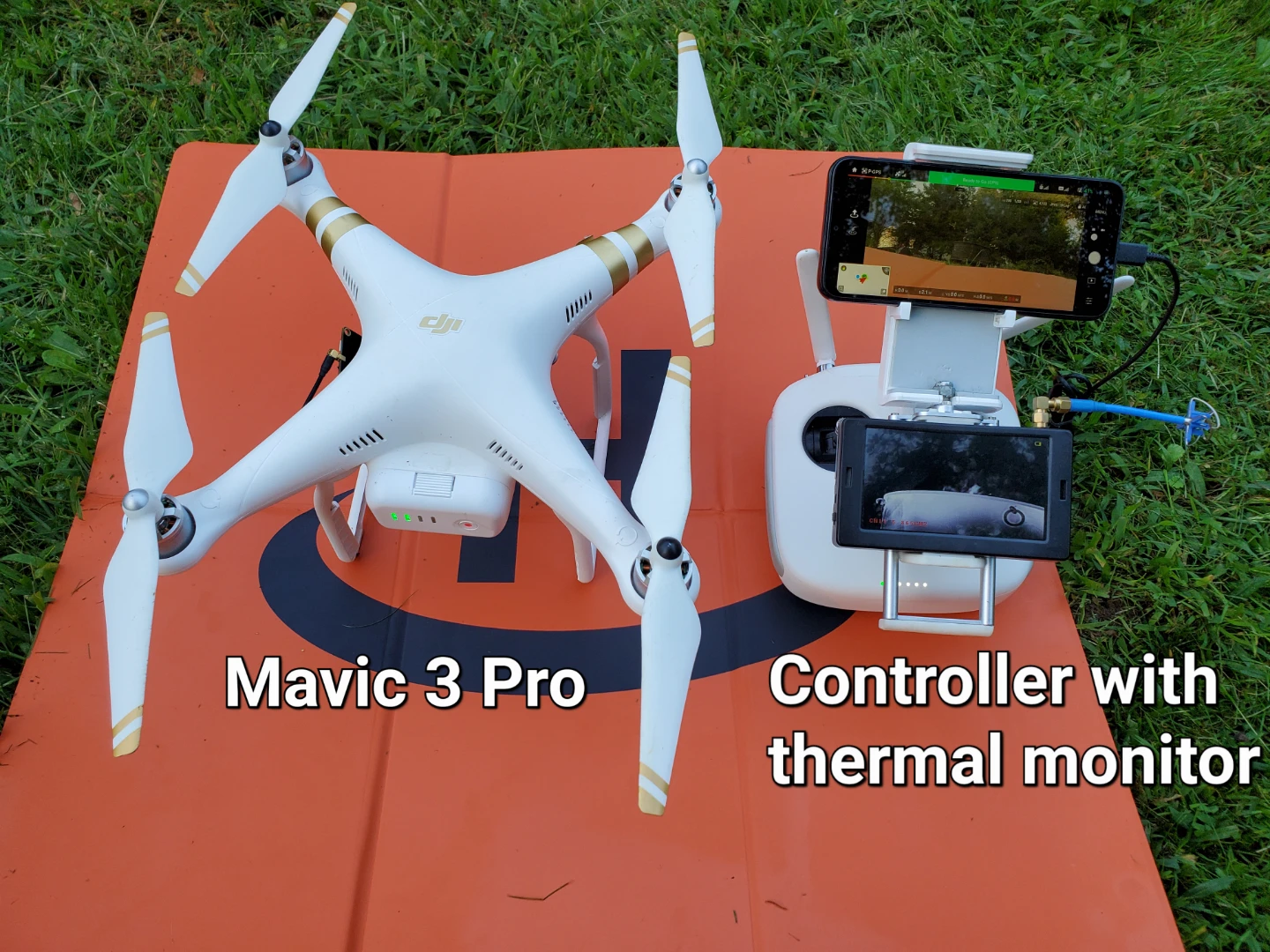 Thermal Drone DJI Phantom 3 Pro - photo 5