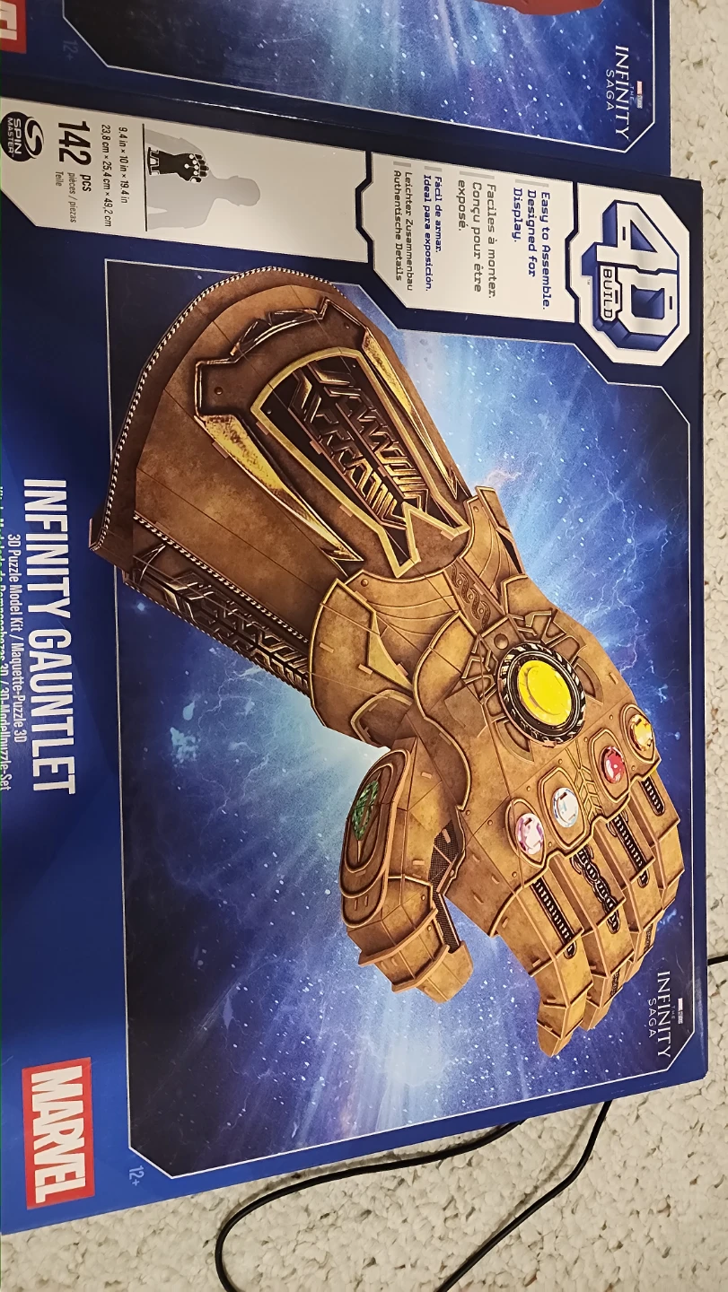 Marvel 4D Build Iron Man and Infinity Gauntlet 3D Puzzles - photo 2