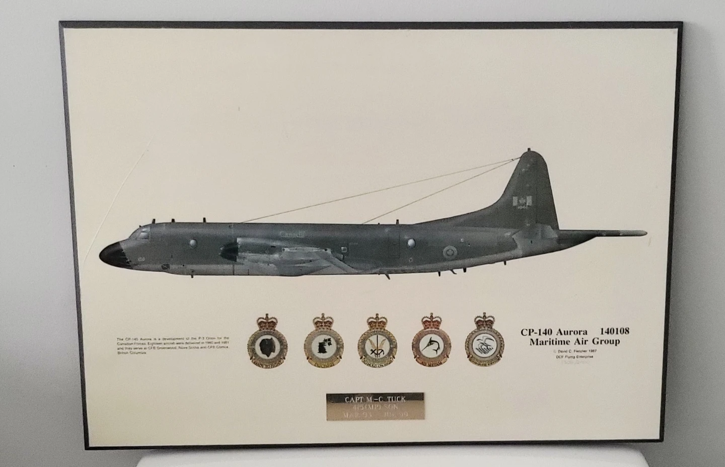 Framed CP-140 Aurora Maritime Air Group Print - photo 2