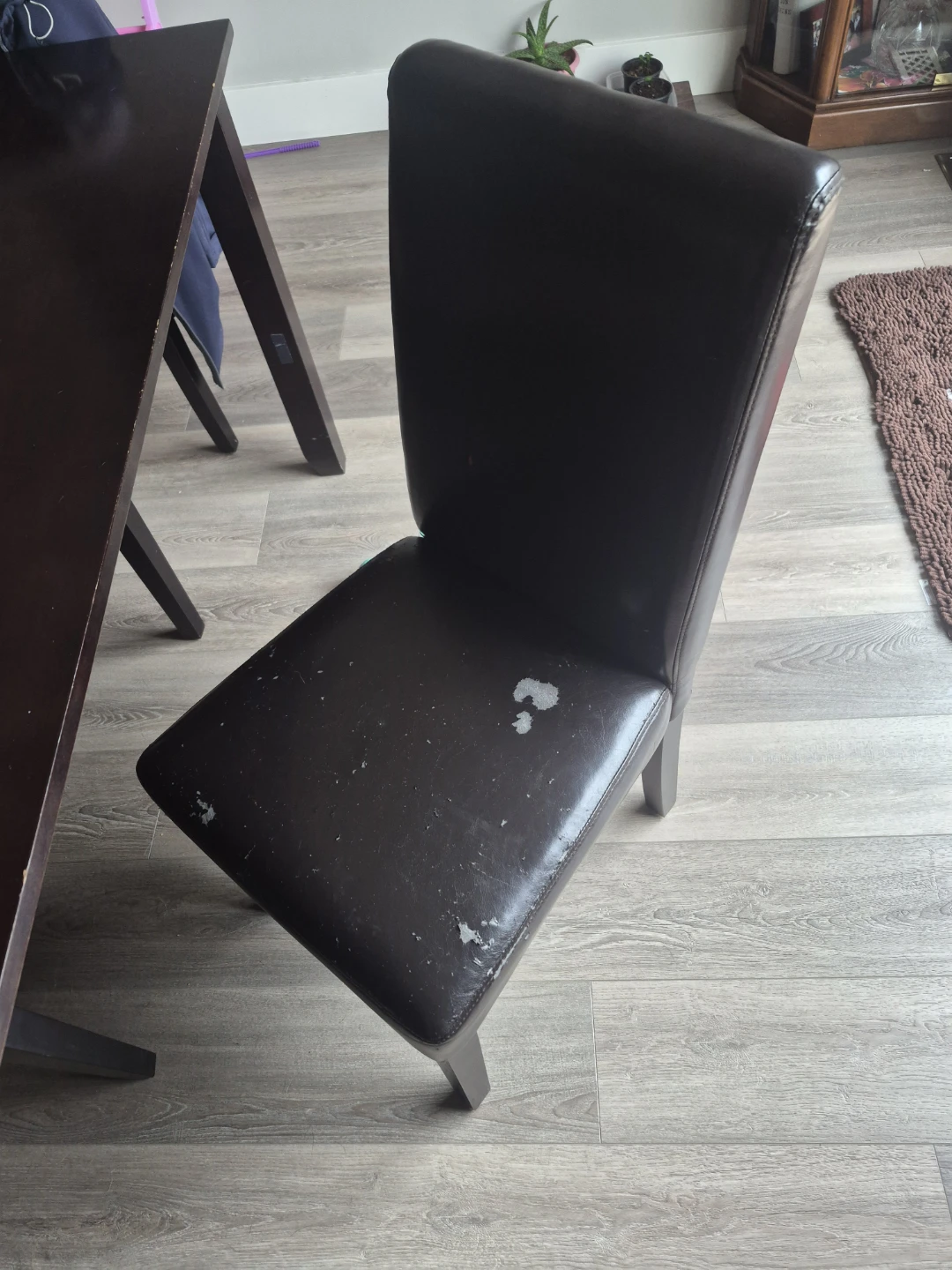 Dark Brown Dining Table and 6 Chairs - photo 5