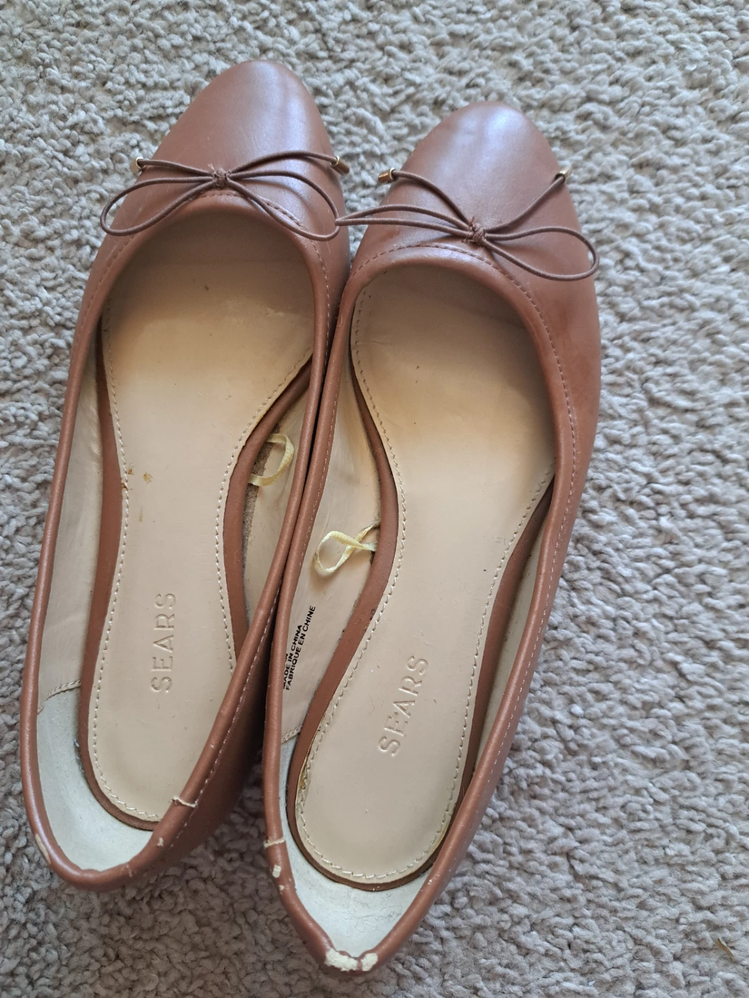 Sears Brown Ballet Flats